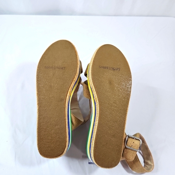 Vogue Tan Cloth Funky Angel Sandals Size 8.5 - Picture 9 of 9